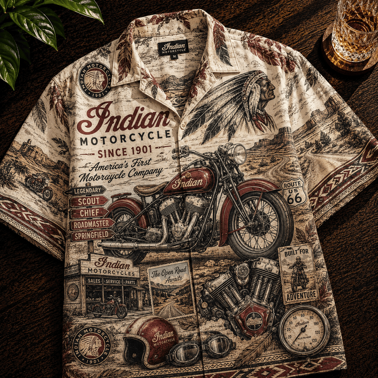 PREMIUM IDMC HAWAIIAN SHIRT LNTH